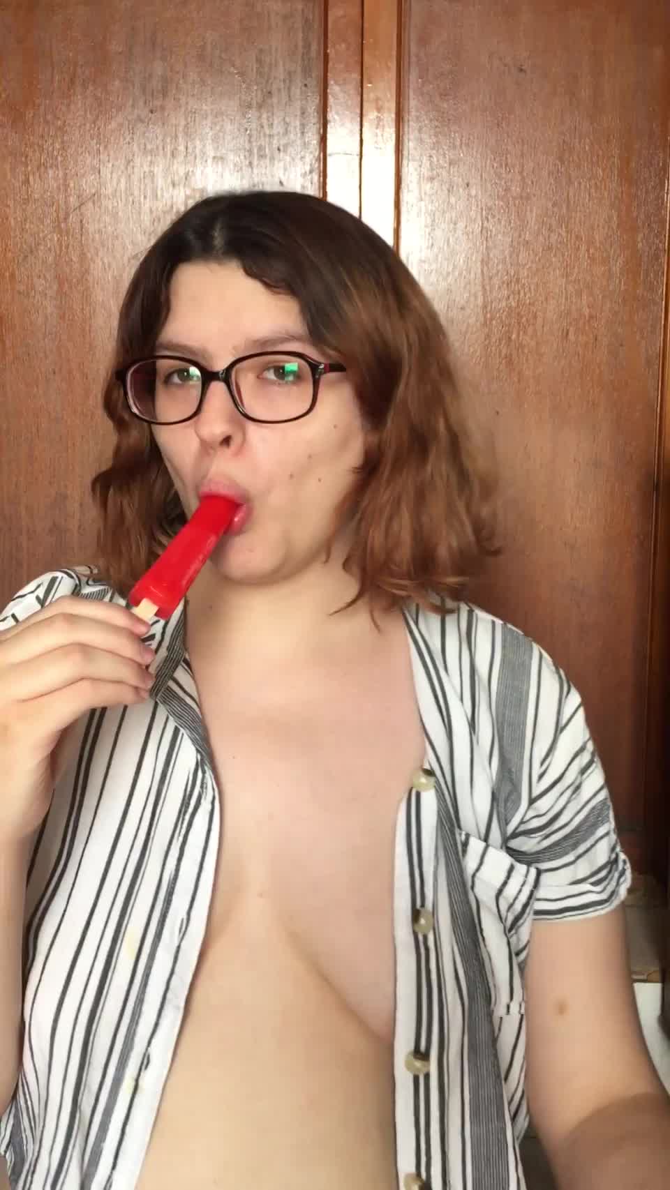 I wish you were that popsicle - free porn video