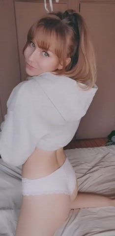 What would you wanna play with first? My little ass or tits? 😋 - free porn video