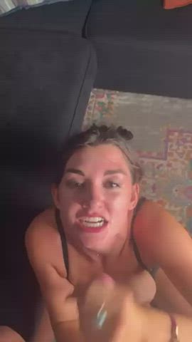 What a happy face - free porn video
