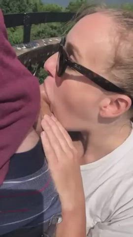 Why not on top of lighthouse in a busy lake? - free porn video