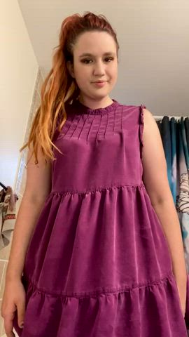 Peak under my dress today… - free porn video