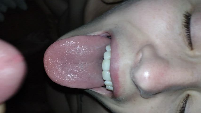 If you want to see me happy, feed me. Look at my joy after taking my protein. 🍆💦😋😋 - free porn video
