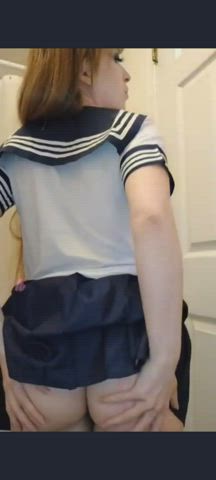 Any superior goddess looking for a cute schoolgirl 👉👈😳😳 - free porn video