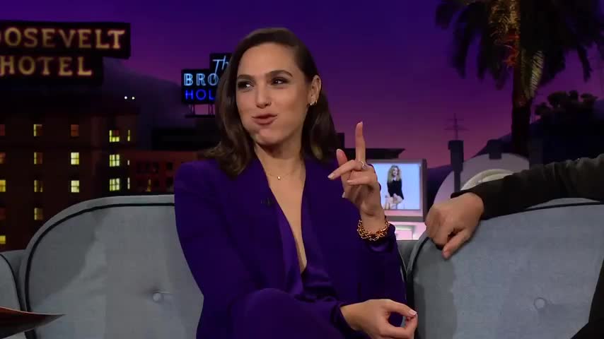 Gal Gadot struggling to swallow several loads at once - free porn video