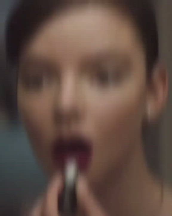 Would have so much fun with Anya Taylor-Joy's pretty little mouth. - free porn video