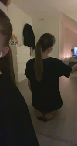 I hope my sexy teen body brightens your day - free porn video