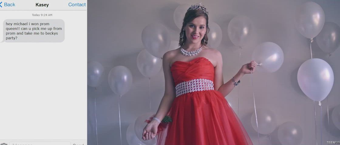Prom Queen Kasey has a wild after party with stepdad - free porn video