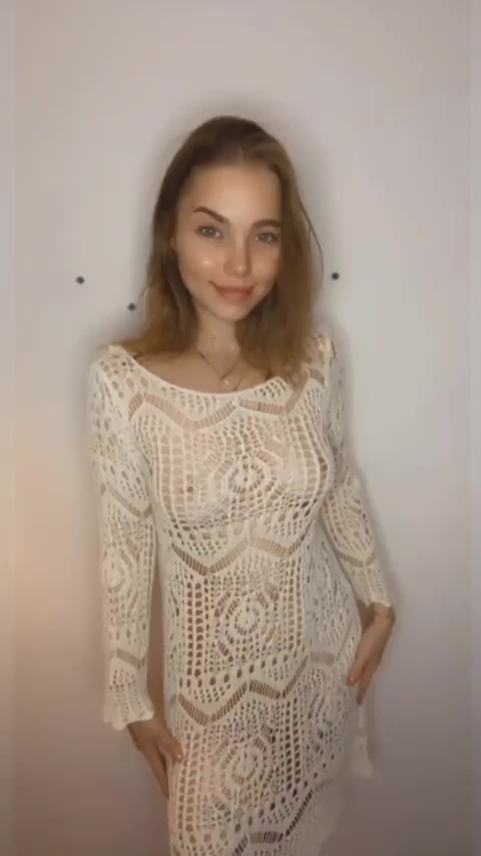 I hope you like my white dress - free porn video