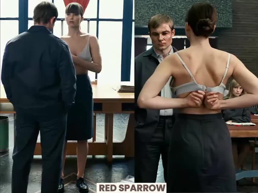 Jennifer Lawrence Nude Scene in Red Sparrow (Enhanced) - free porn video