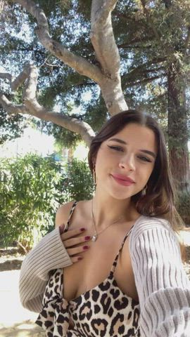 Today extra in the dress for you... Unfortunately I have nothing on under my dress I hope that is not a problem - free porn video