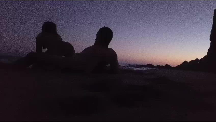 Second part of sex on the beach at sunset 🔥🍑 - free porn video