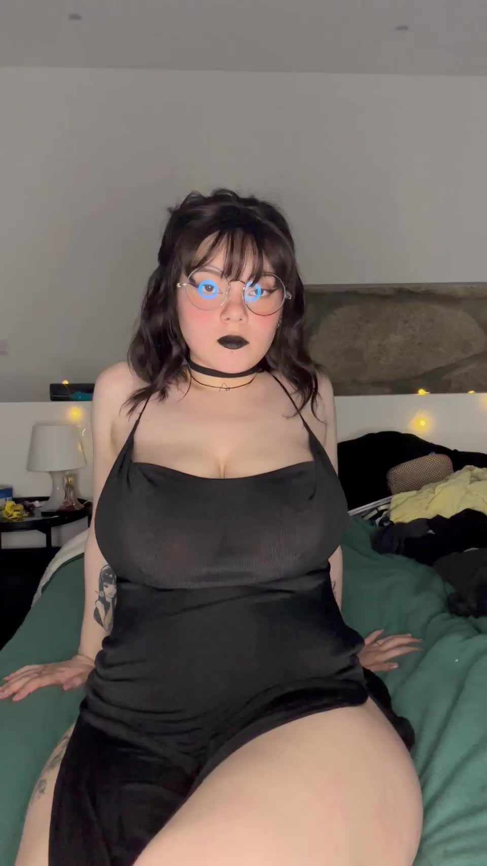 You should breed a goth girl… We have the biggest boobs - free porn video