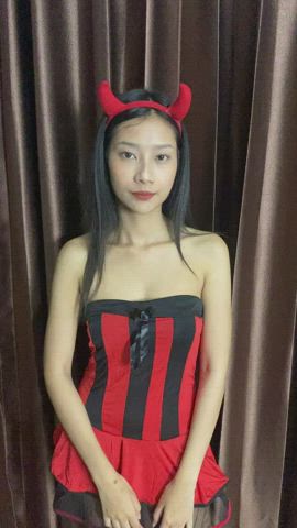Little devil ready to punish you 😊 - free porn video