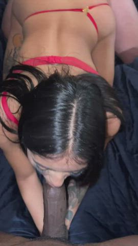 had a cock in my mouth & in my pussy at the same time - free porn video