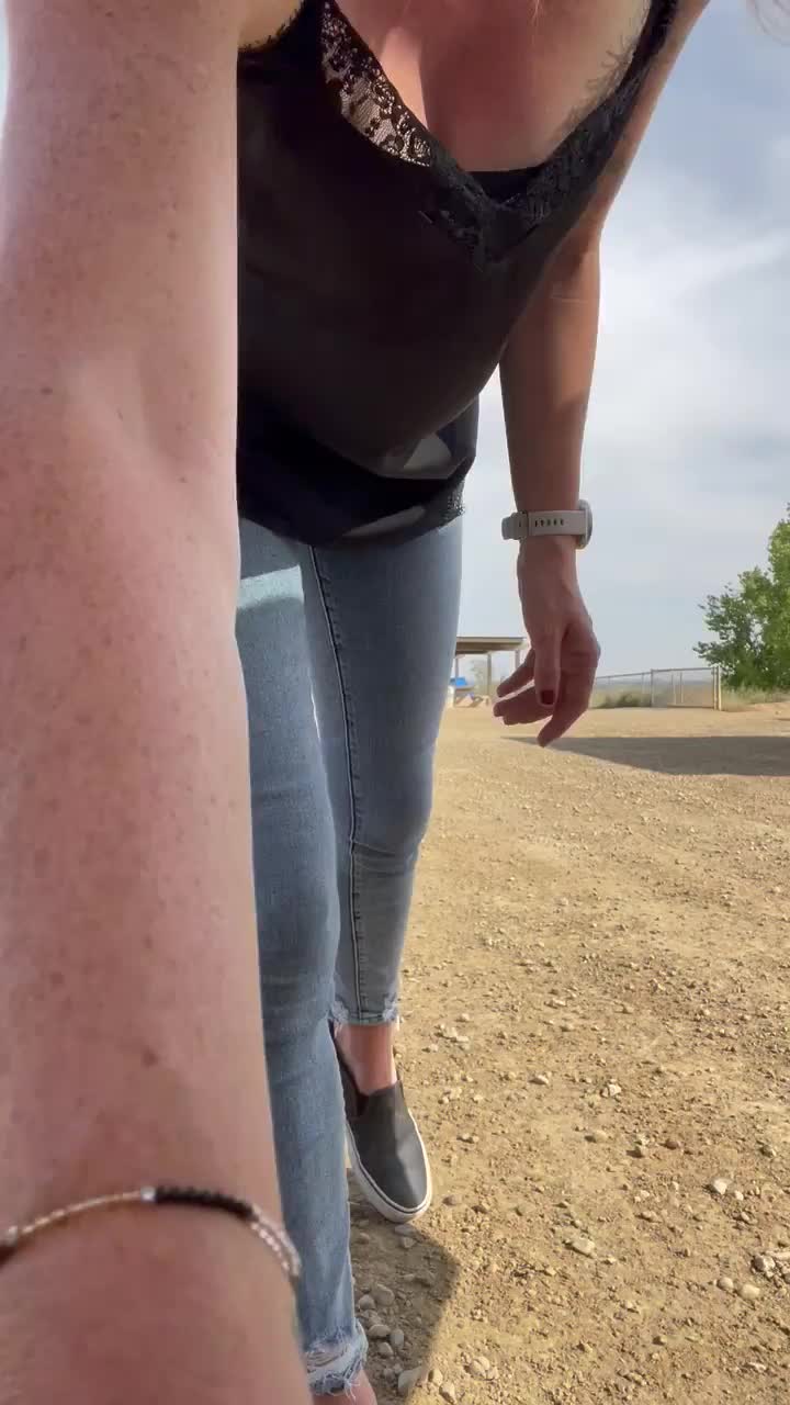 At the local riding spot, thought maybe getting naked was in order:) [GIF] - free porn video