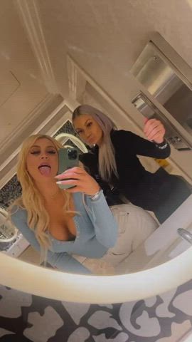 We just let a guy goon to us for 2 hours in person haha. Idk how he lasted so long! - free porn video