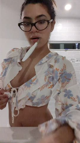 I just want you to squeeze my titties - free porn video