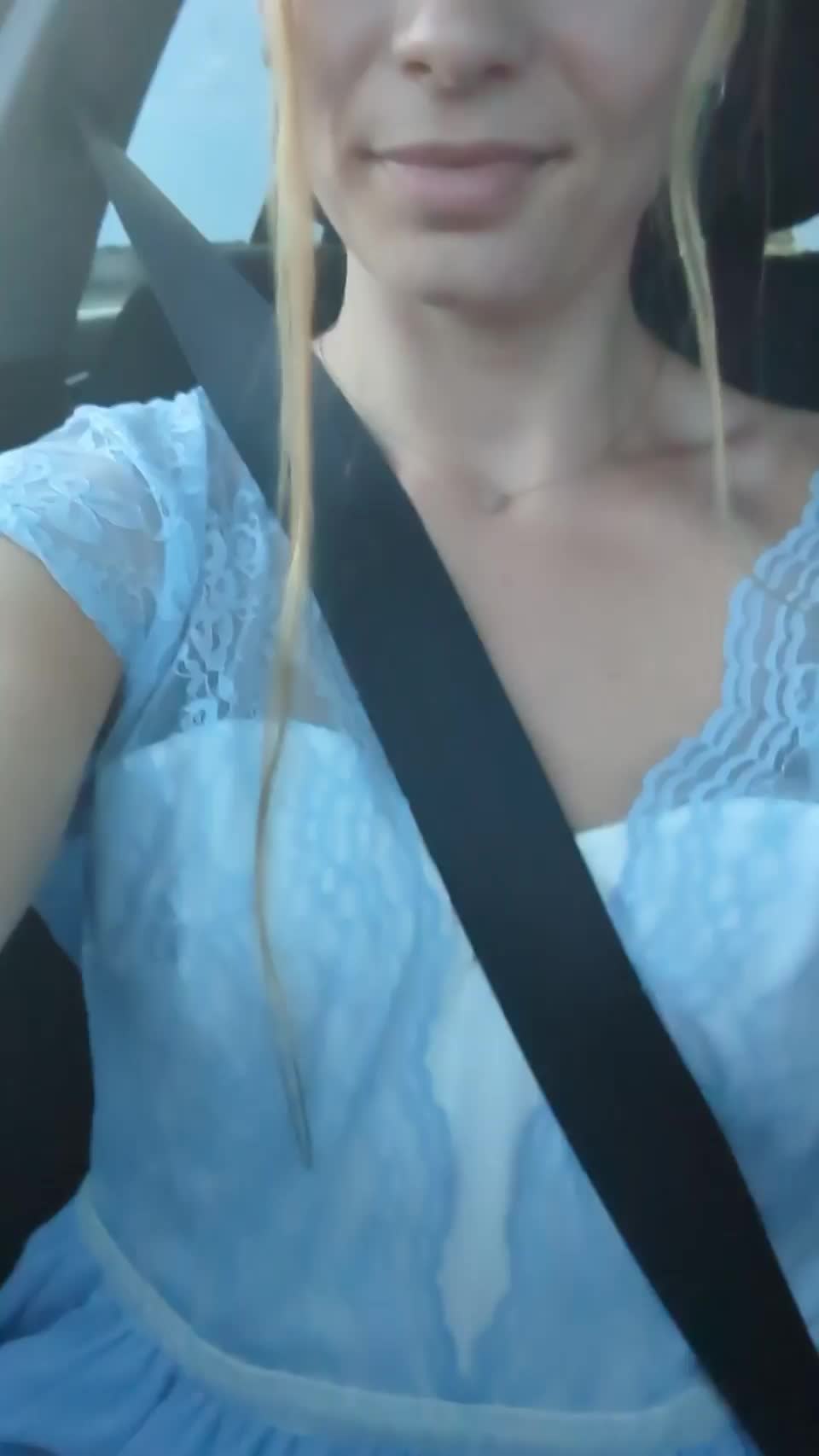 It's hard to say focused on the road with me in the passenger seat [GIF] - free porn video