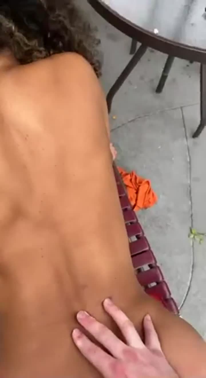 We fucked in public by the hotel pool - free porn video