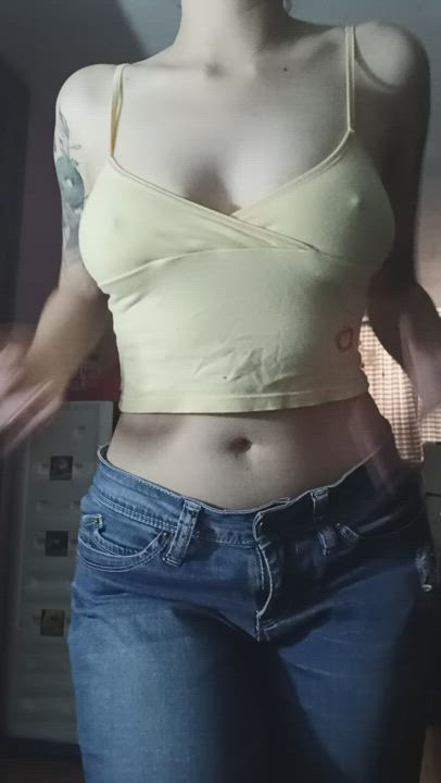 I'd love you suck'em while I ride you 💕💦 - free porn video
