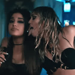 Ariana Grande & Miley Cyrus - free porn video