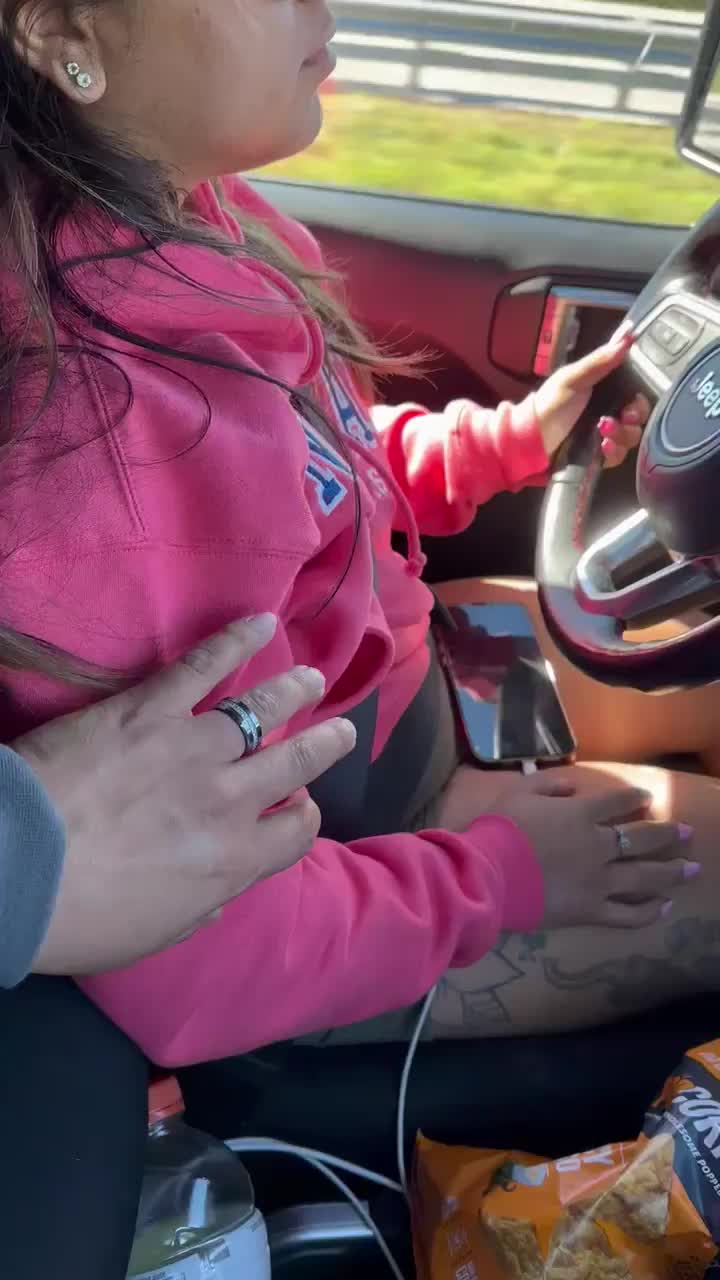 I was just trying to focus on the road! - free porn video