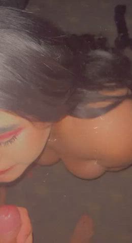 Luv cum alll over my pretty face :p 💦 - free porn video
