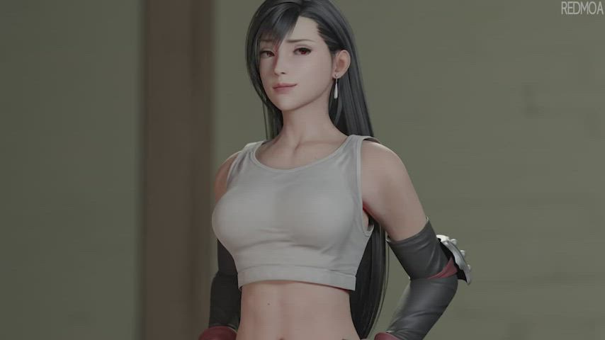 Tifa Lockhart foot job (Redmoa) [Final Fantasy] - free porn video