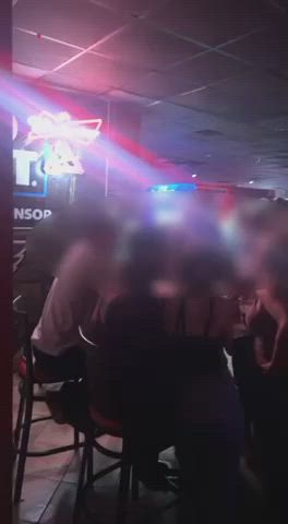 Just flashing at my local bar. No biggie, but my tits are - free porn video