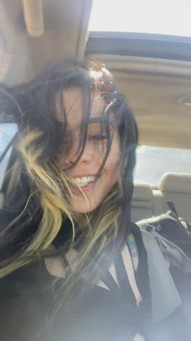 Taking risks while on road trips is my idea of a good time ;) [GIF] - free porn video