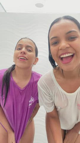 We need someone to help us bathe - free porn video
