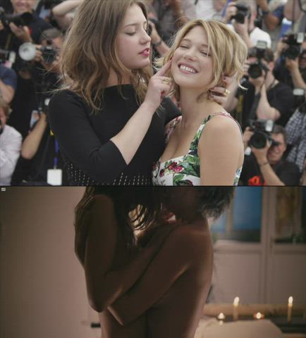 I just wanna thank Léa Seydoux & Adèle Exarchopoulos for giving us the most beautiful sex scene in all of cinema. - free porn video