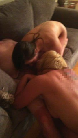 He got a nasty sunburn that day so we treated him to some sweet relief - free porn video