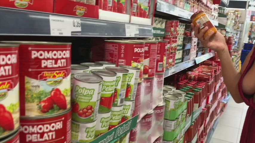 Just wanted to remind you to go shopping some groceries for the week [GIF] - free porn video