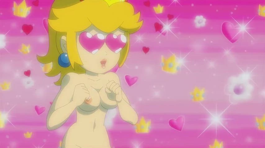 Princess Peach riding cock (Sakusakupanic) [Super Mario Bros] - free porn video