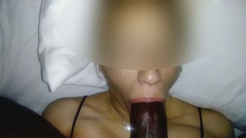 Latinas love gagging on my thick BBC - free porn video