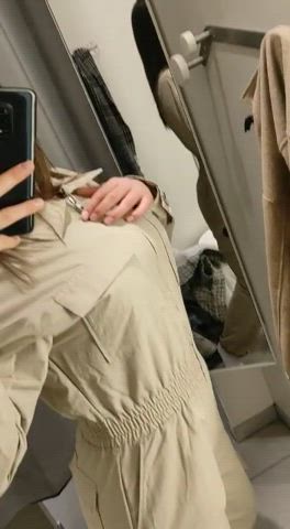 Is a changing cubicle good for gooning? - free porn video