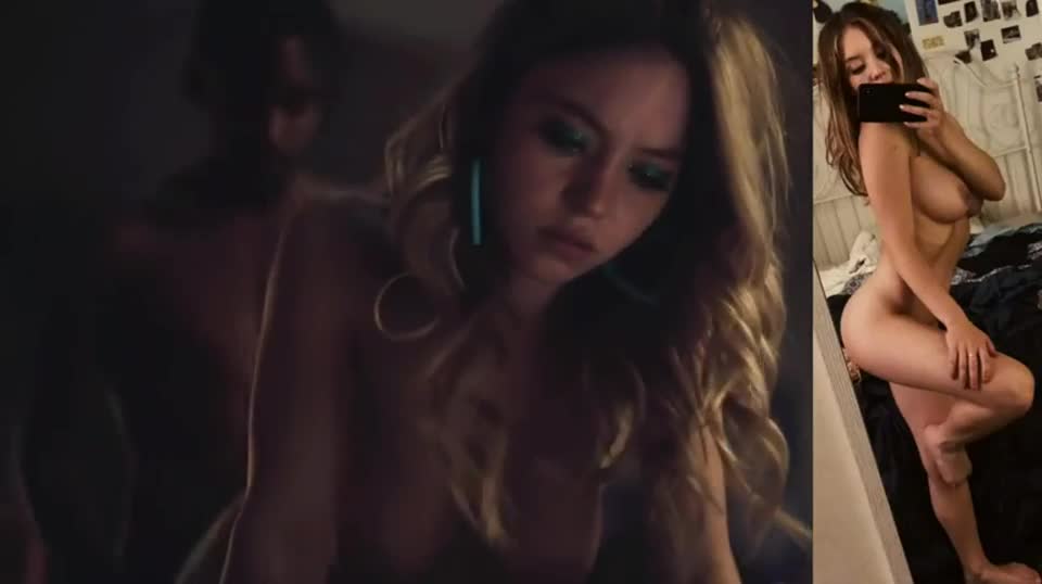 And again everyone's beloved Sydney Sweeney From Euphoria - free porn video