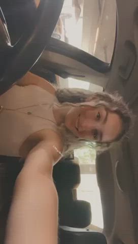 The guy walking probably saw me…but it was still fun ;) [GIF] - free porn video
