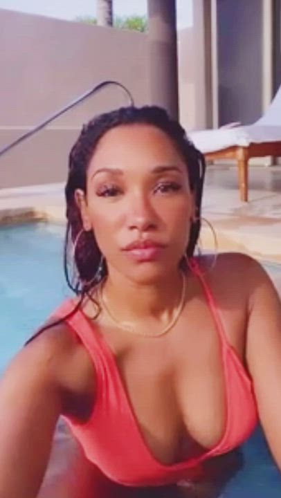 Candice Patton putting her underrated body on display - free porn video