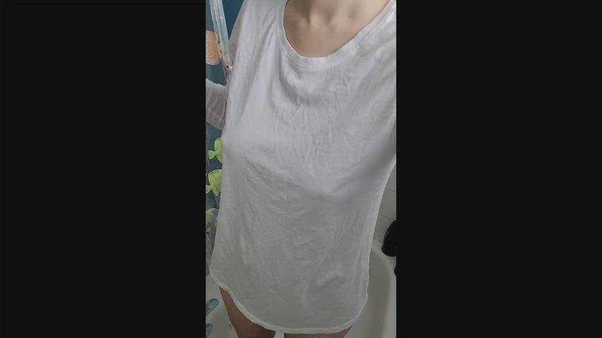 (F) Haha oops I'm all wet. - free porn video