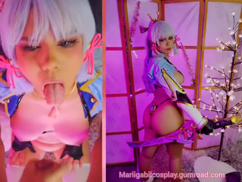 kamisato Ayaka (mariigabiicosplay) [genshin impact] - free porn video