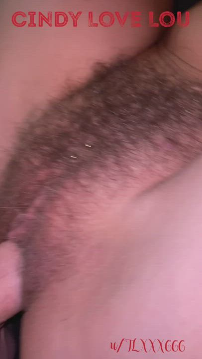 Creampie running out of my hairy pussy for you guys 🤤😉 who will help me clean up?😘 - free porn video