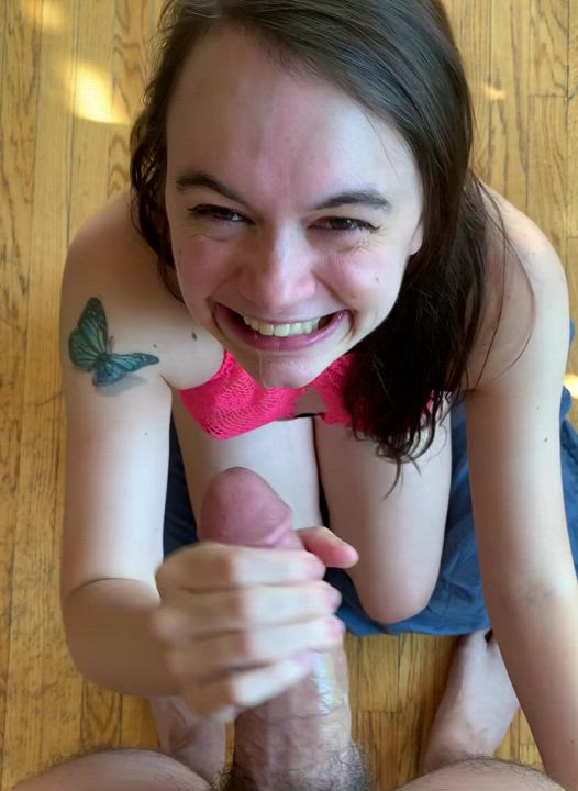 Who wants to let me blow them next? 😇 - free porn video