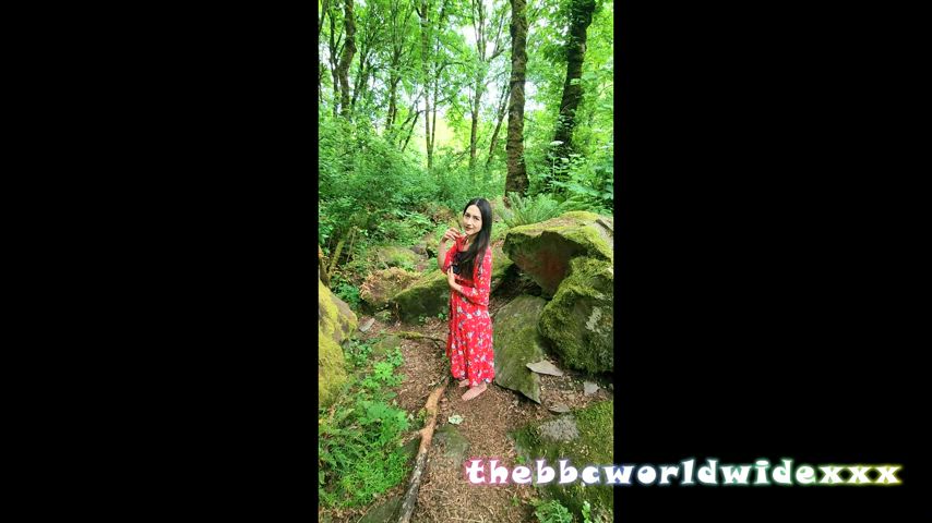 Her fantasy was to get blacked in the wildnerness so I had to give it to her - free porn video