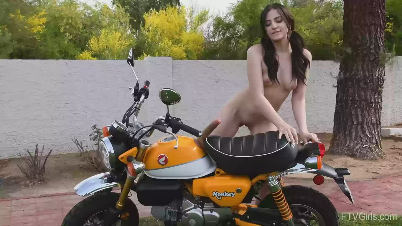 Riding Her Motorbike - free porn video