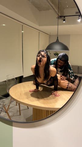 my cuck gave me this magnificent bull after the restaurant last night. he ate my ass on our living room table. thanks cucki - free porn video