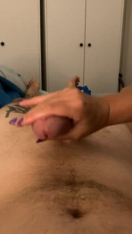 Short thick cock explodes in under 30 seconds… could you last longer? - free porn video