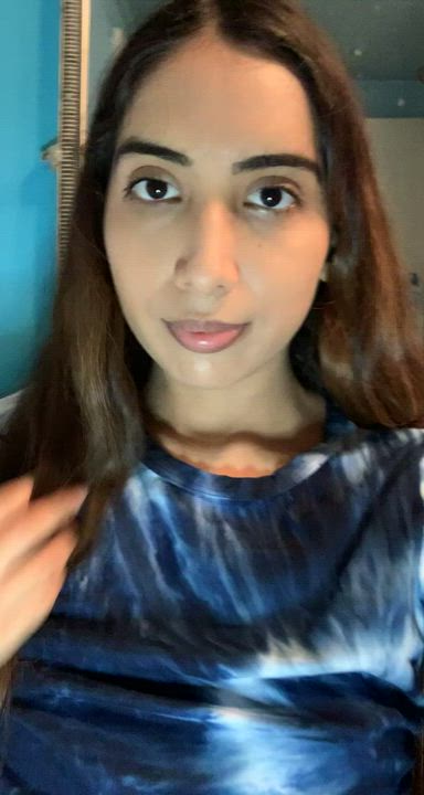 Can I show you my small brown tits? - free porn video