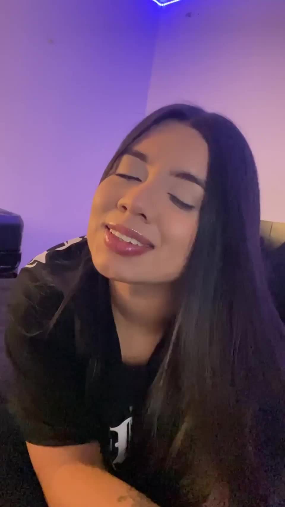 Hi from the horny naughty Latina girl next door! - free porn video